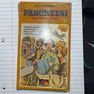 Parcheesi Royal Game Of India Pocket Edition *RARE* 1980 Factory Sealed NEW